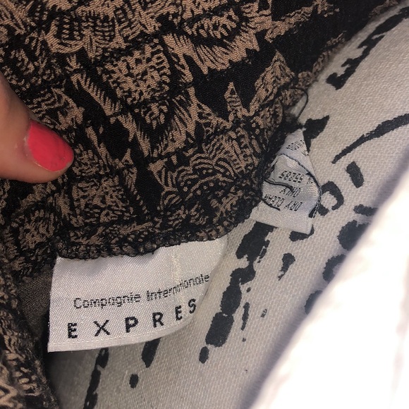 Vintage bohemian elastic waist gypsy wide leg pants - Picture 6 of 7